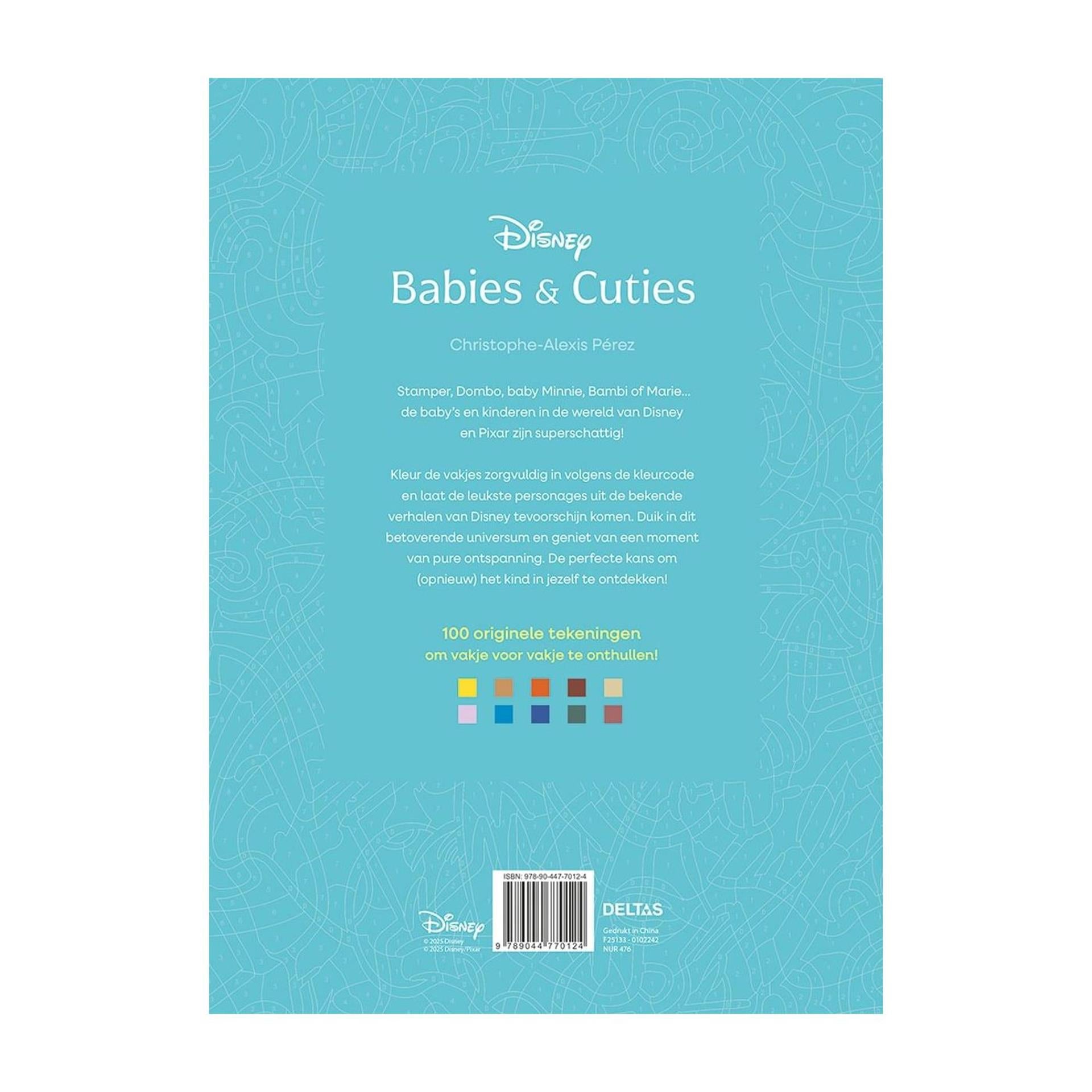 Deltas babies cuties - kleuren op nummer
