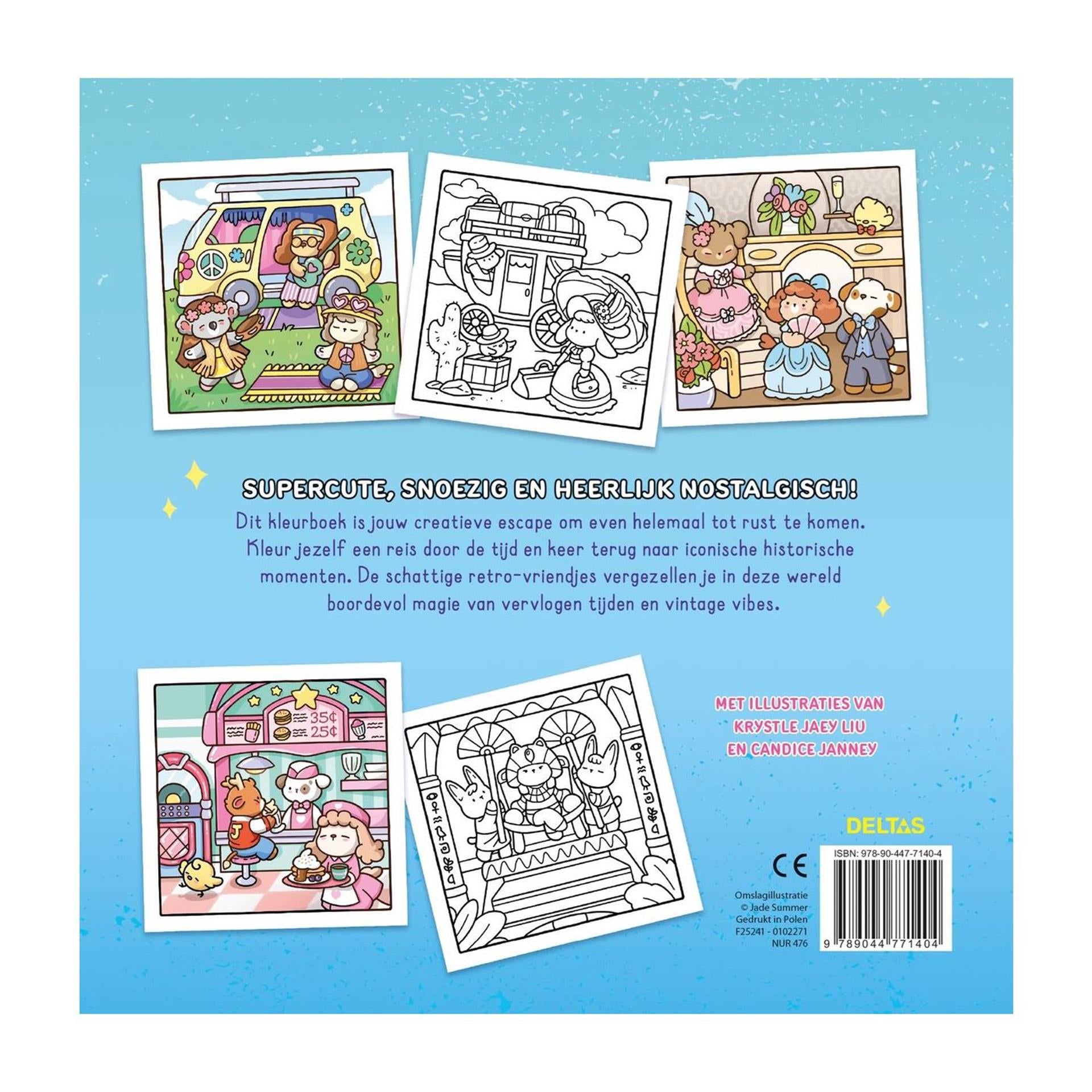 Deltas cozy vintage - comfy kleurboek