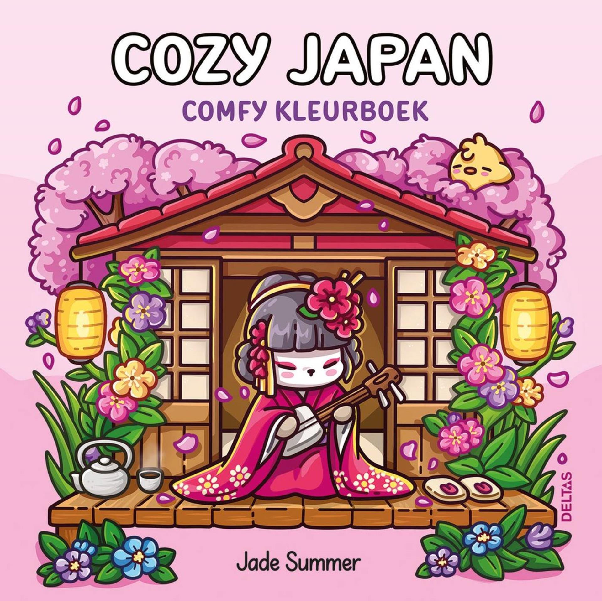 Deltas Cozy Japan – Gemütliches Malbuch Jade Summer