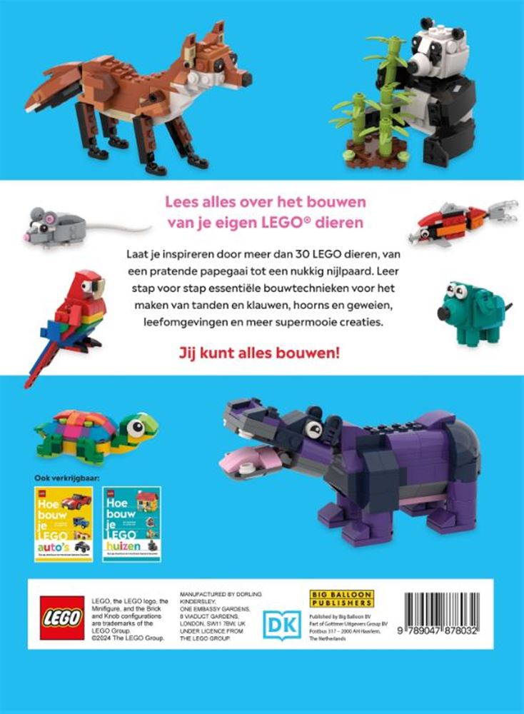 Hoe bouw je lego dieren? 6+