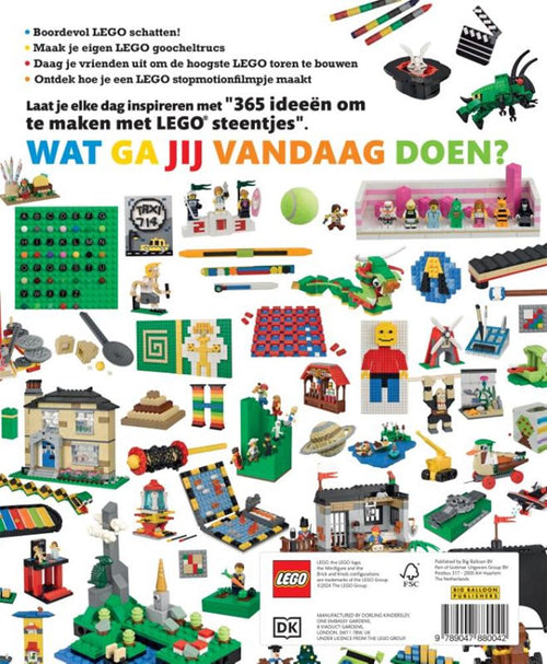 365 ideeën om te maken met lego steentje