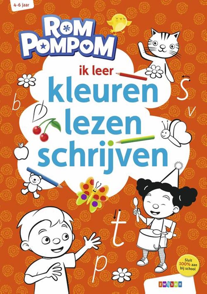 WPG Publishers Rompompom Ich lerne Farben, Lesen und Schreiben (4-6 Jahre)