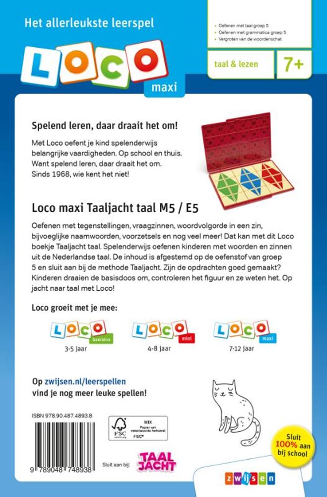 Loco maxi taaljacht. taal m5 e5. 7+