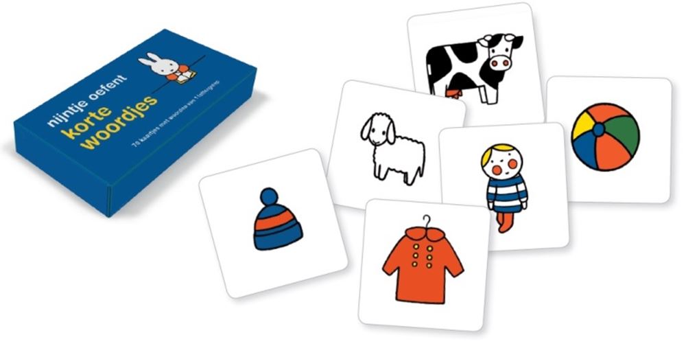 Übungskarten des Central Book House: Miffy übt kurze Wörter