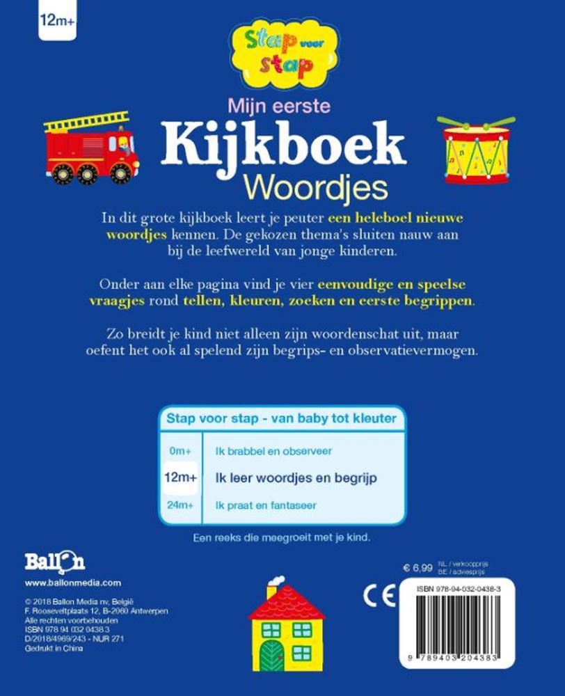 Mijn eerste kijkboek woordjes 1+