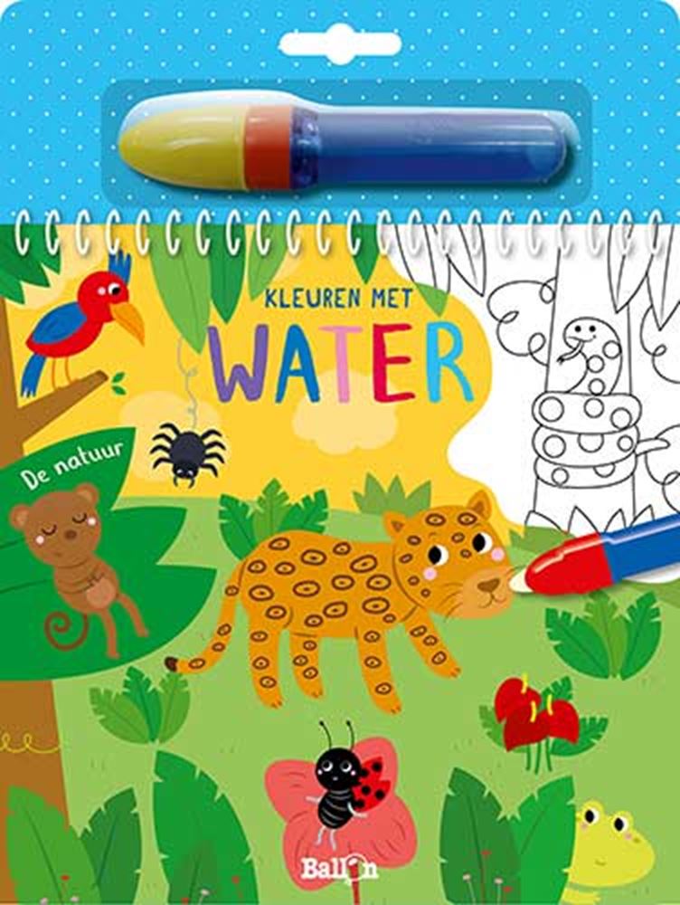 Ballon media kleuren met water: de natuur. 4+