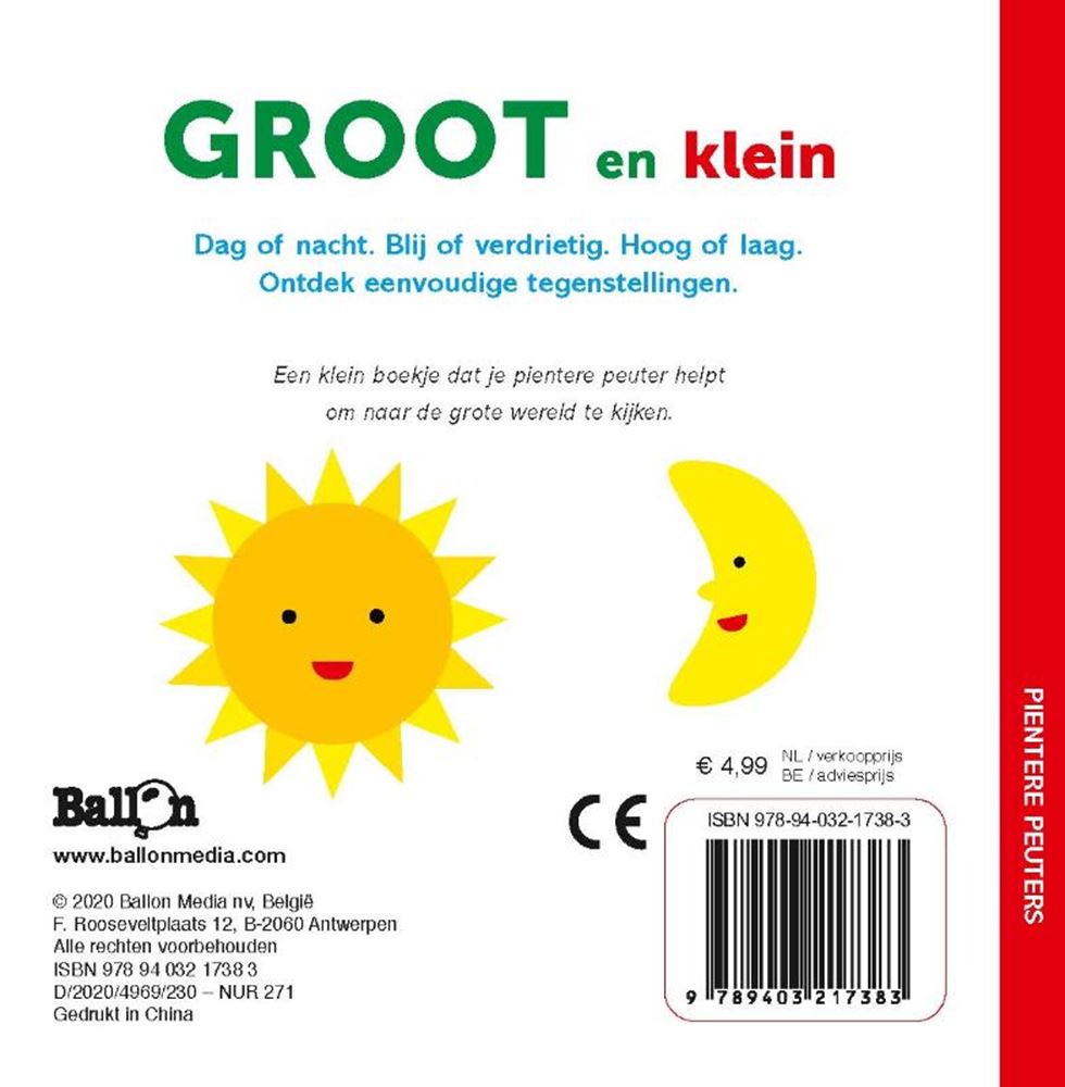 Standard Publisher Intelligentes Pappbilderbuch für Kleinkinder – groß und klein
