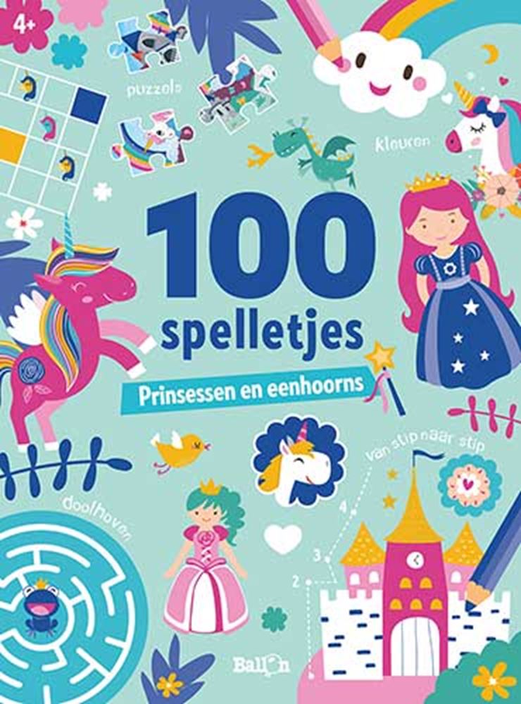 100 spelletjes, prinsessen en eenhoorns.