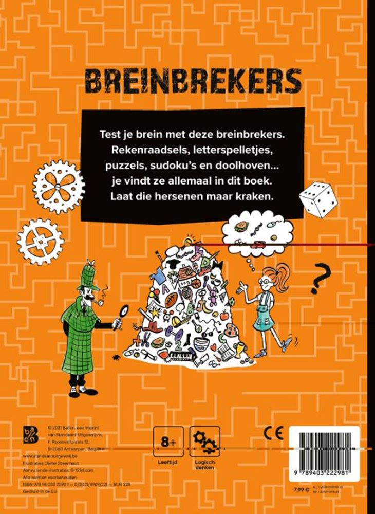 Standaard uitgeverij breinbrekers. 8+