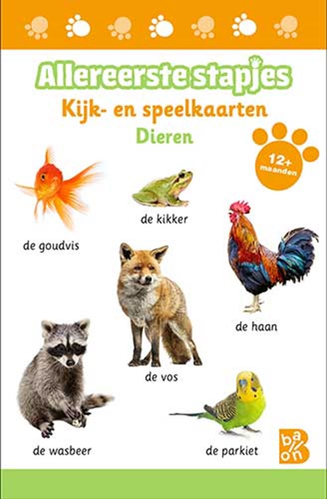 Standaard Uitgeverij Betrachten und Spielen von Karten für die ersten Schritte mit Tieren