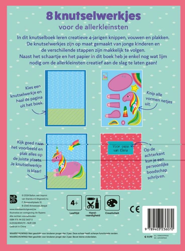 Standaard uitgeverij ik leer knippen - eenhoorns