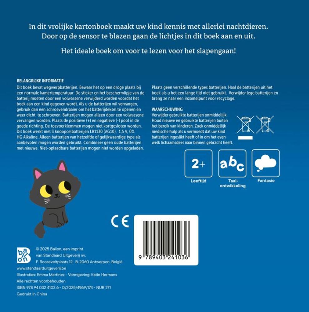 Standard Publishers My Light Book – Tiere der Nacht (ab 2 Jahren)