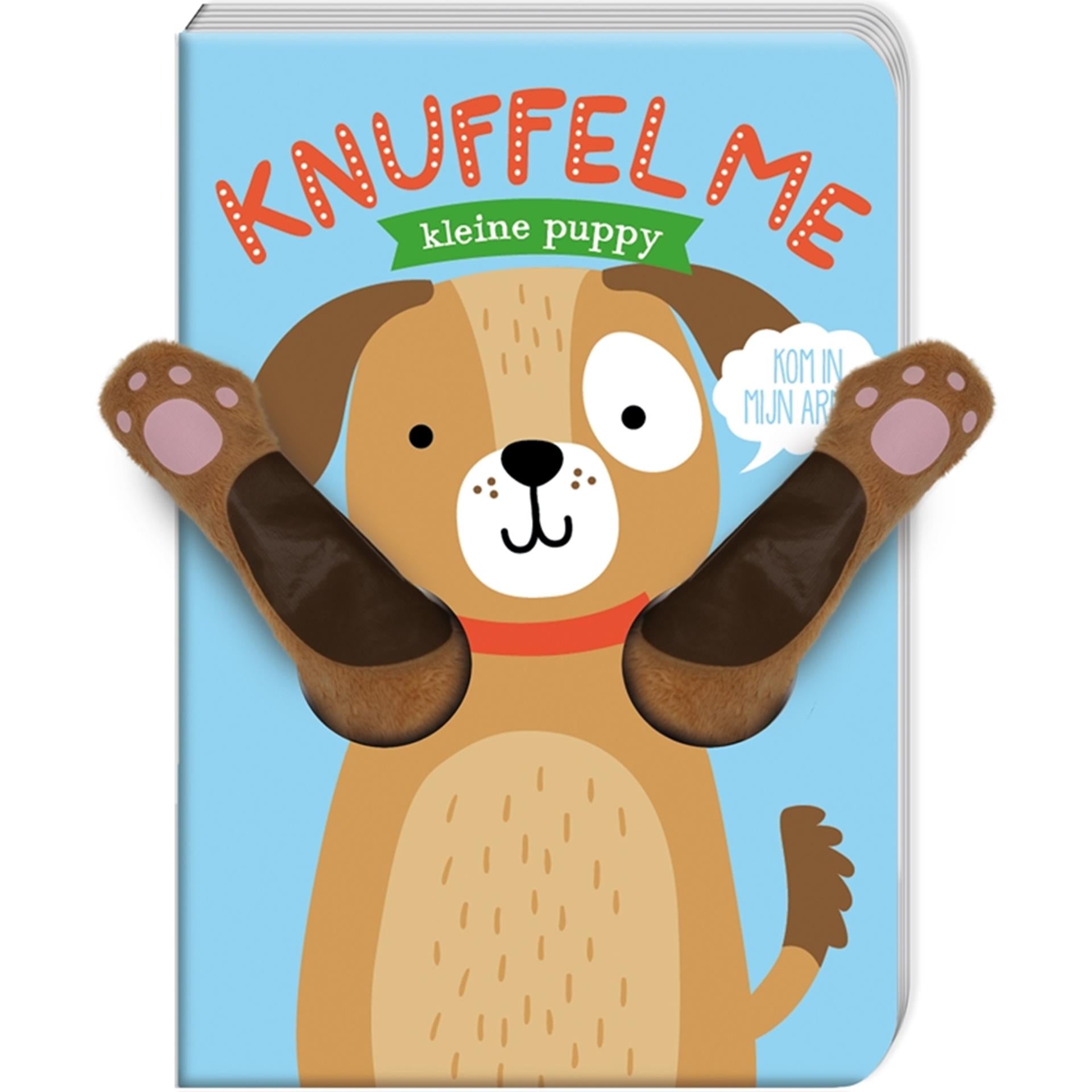 Knuffel me kleine puppy (karton)