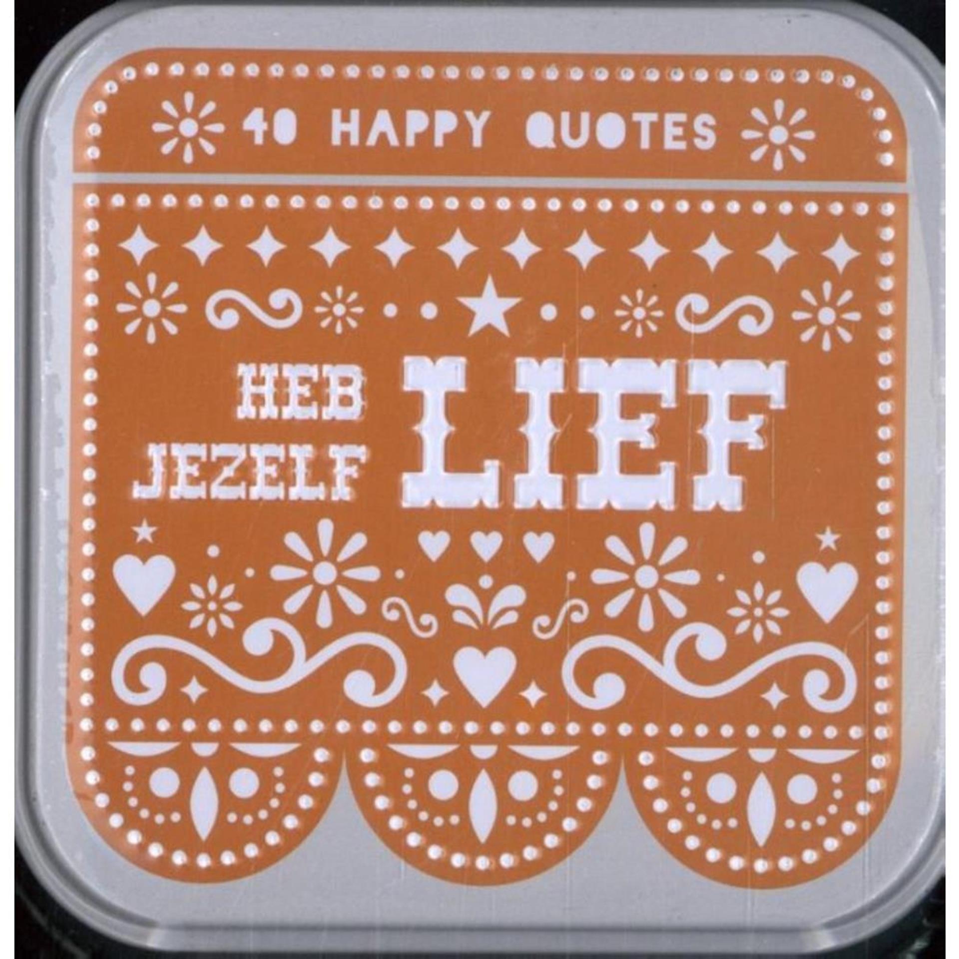 Imagebooks happy quotes - heb jezelf lief