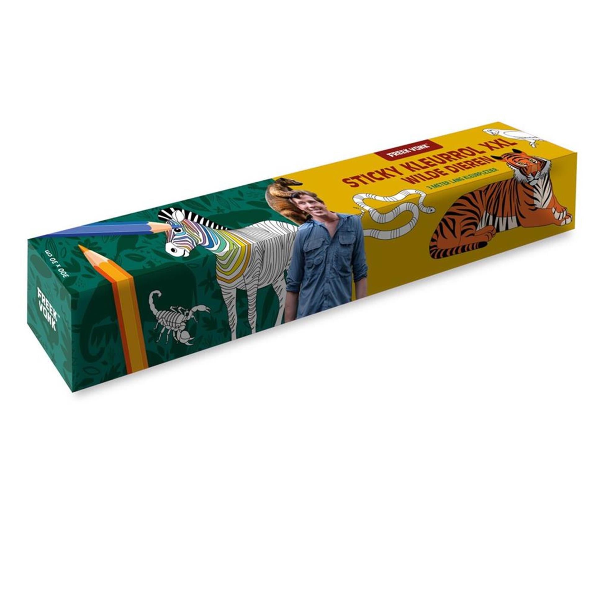 Imagebooks freek vonk sticky kleurrol wilde dieren