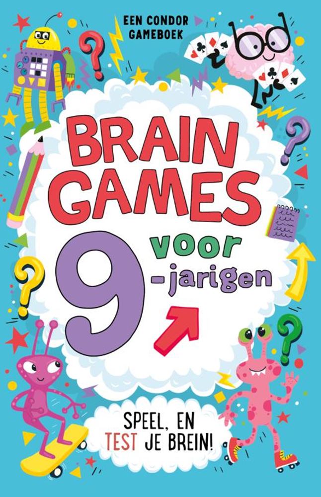 Wpg uitgevers braingames voor 9-jarigen spelletjesboek