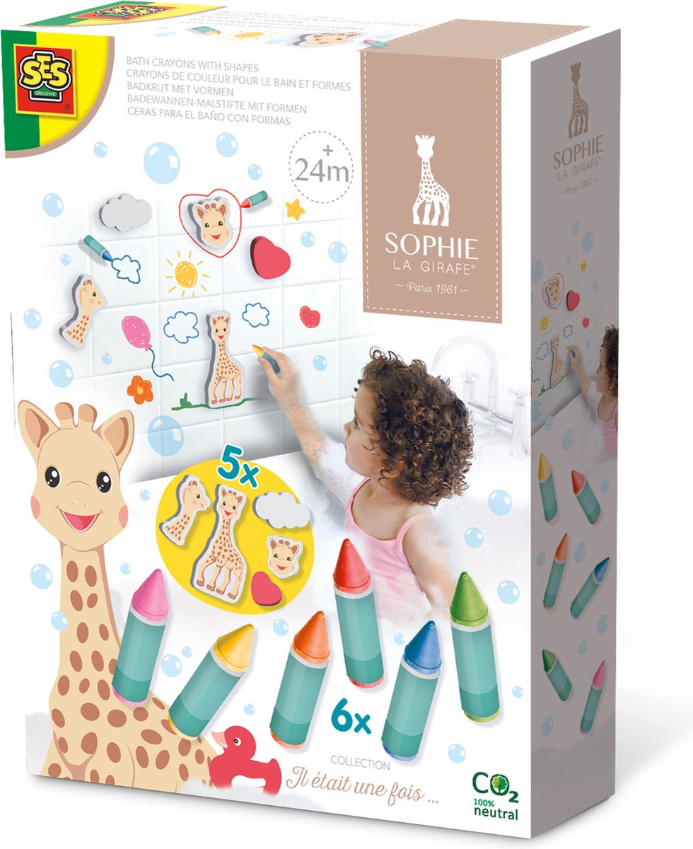 SES Sophie La Girafe Bademalstift mit Formen