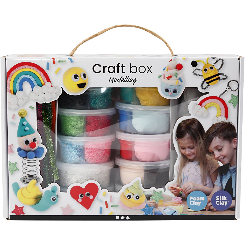 Creativ company foam clay en silk clay set