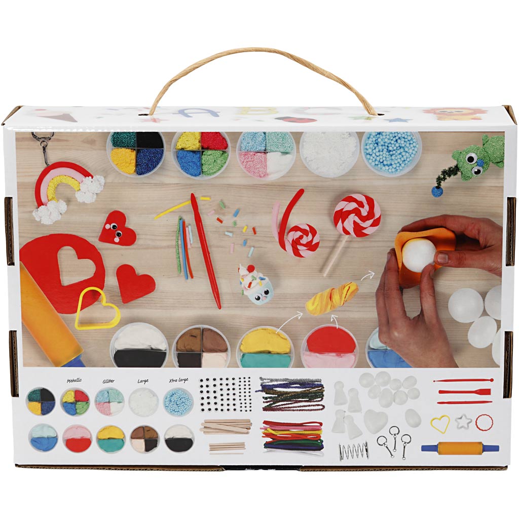 Creativ company foam clay en silk clay set