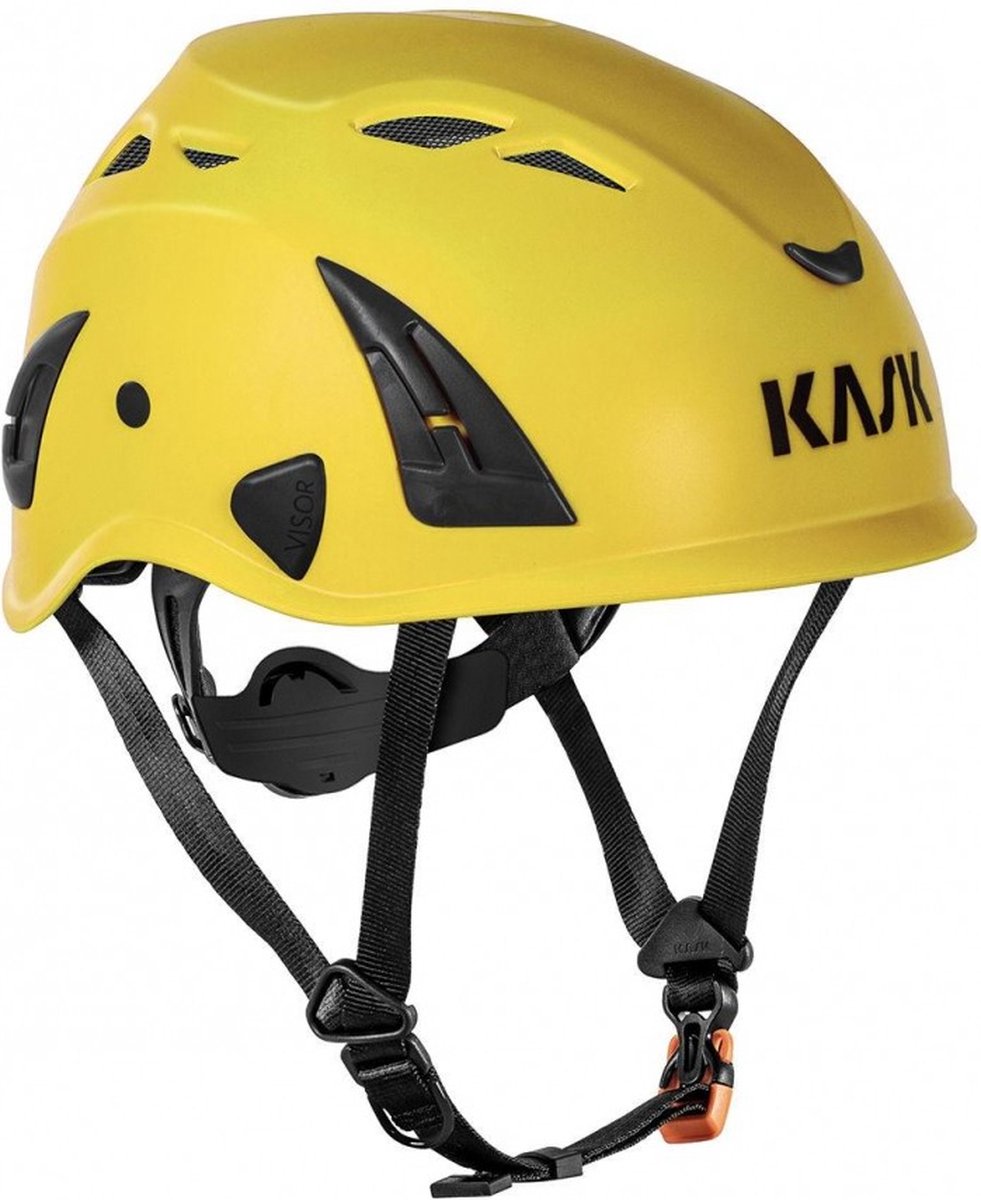 Kask superplasma aq - klimhelm voor industriële doeleindes geel