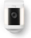 Ring spotlight camera plus - op batterij - wit