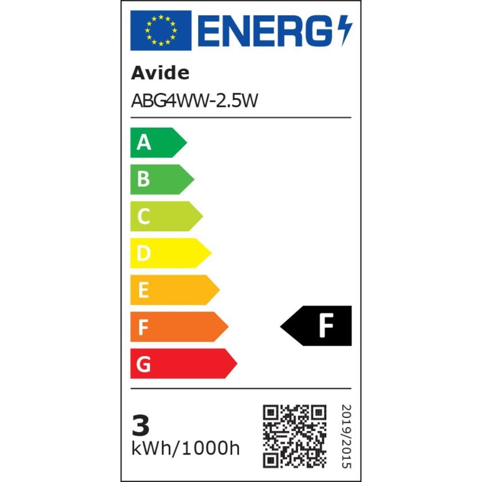 Avide led g4 2.5w ww 3000k (200 lumen)