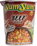 Yum yum instant cupnoedels rundvlees - 12 x 70gr - voordeelverpakking