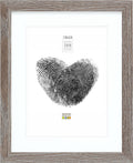 Deknudt frames fotolijst - grijs met passe-partout - 13x18 18x24 cm