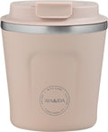 Aya ida aya ida - cup2go - koffiebeker - coffee to go - reisbeker - meenemen - 240ml - cream beige nieuw