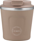 Aya ida aya ida - cup2go - koffiebeker - coffee to go - reisbeker - meenemen - 240ml - dusty brown nieuw
