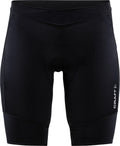 Craft core essence shorts w dames fietsbroek - zwart - zilver