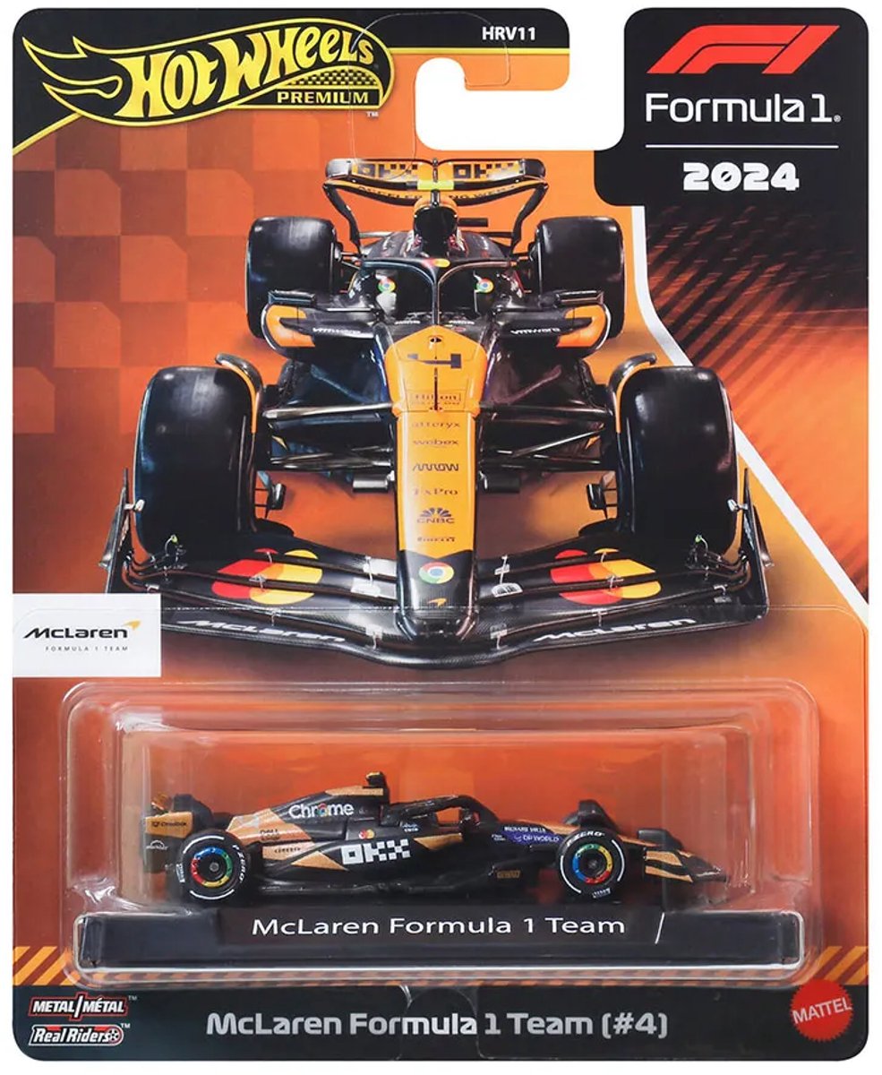 Hot Wheels Oscar Piastri McLaren Formel-1-Rennwagen 1:64