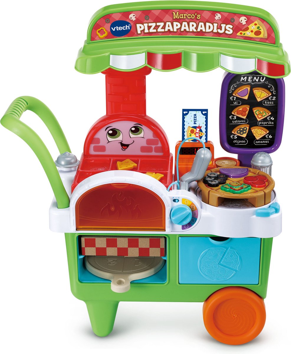Vtech marco's pizzaparadijs activity-center - keuken speelgoed - interactief educatief speelgoed - cadeau - kinderspeelgoed 3 jaar
