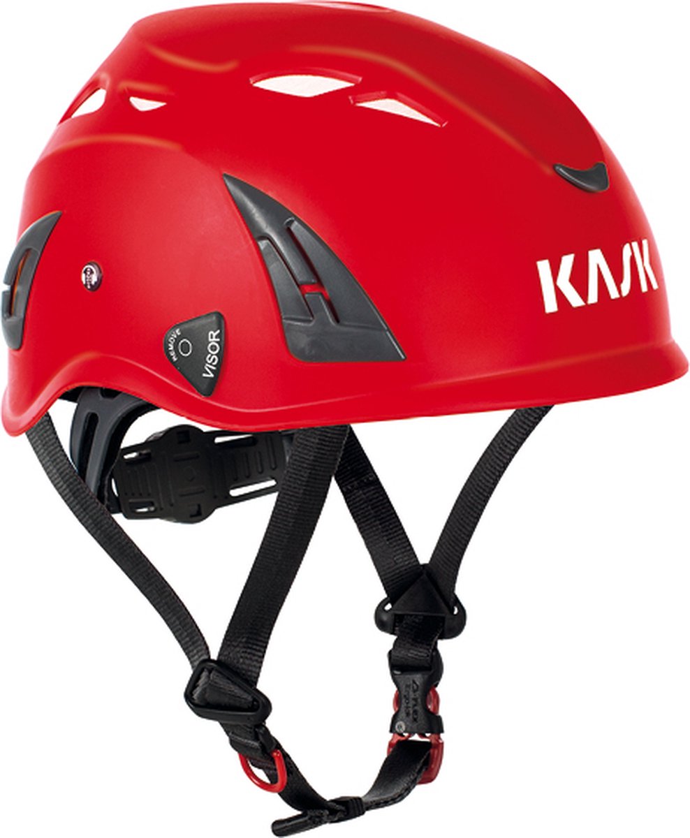 Kask superplasma aq - klimhelm voor industriële doeleindes rood