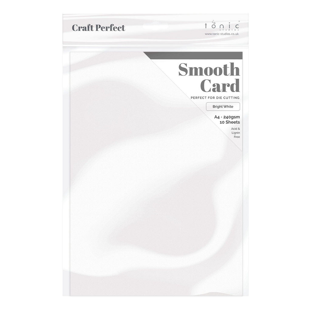 Craft perfect by tonic studios craft perfect • smooth card a4 240g white 5pcs