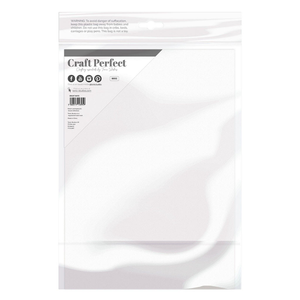 Craft perfect by tonic studios craft perfect • smooth card a4 240g white 5pcs