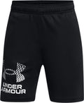 Under armour ua tech logo shorts jongens sportbroek - zwart