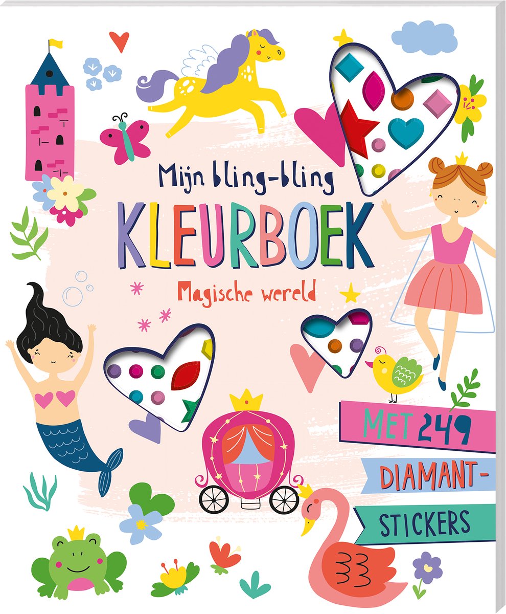 Interstat mijn bling-bling kleurboek - magische wereld