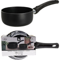 Excellent houseware steelpan aluminium set 2-delig