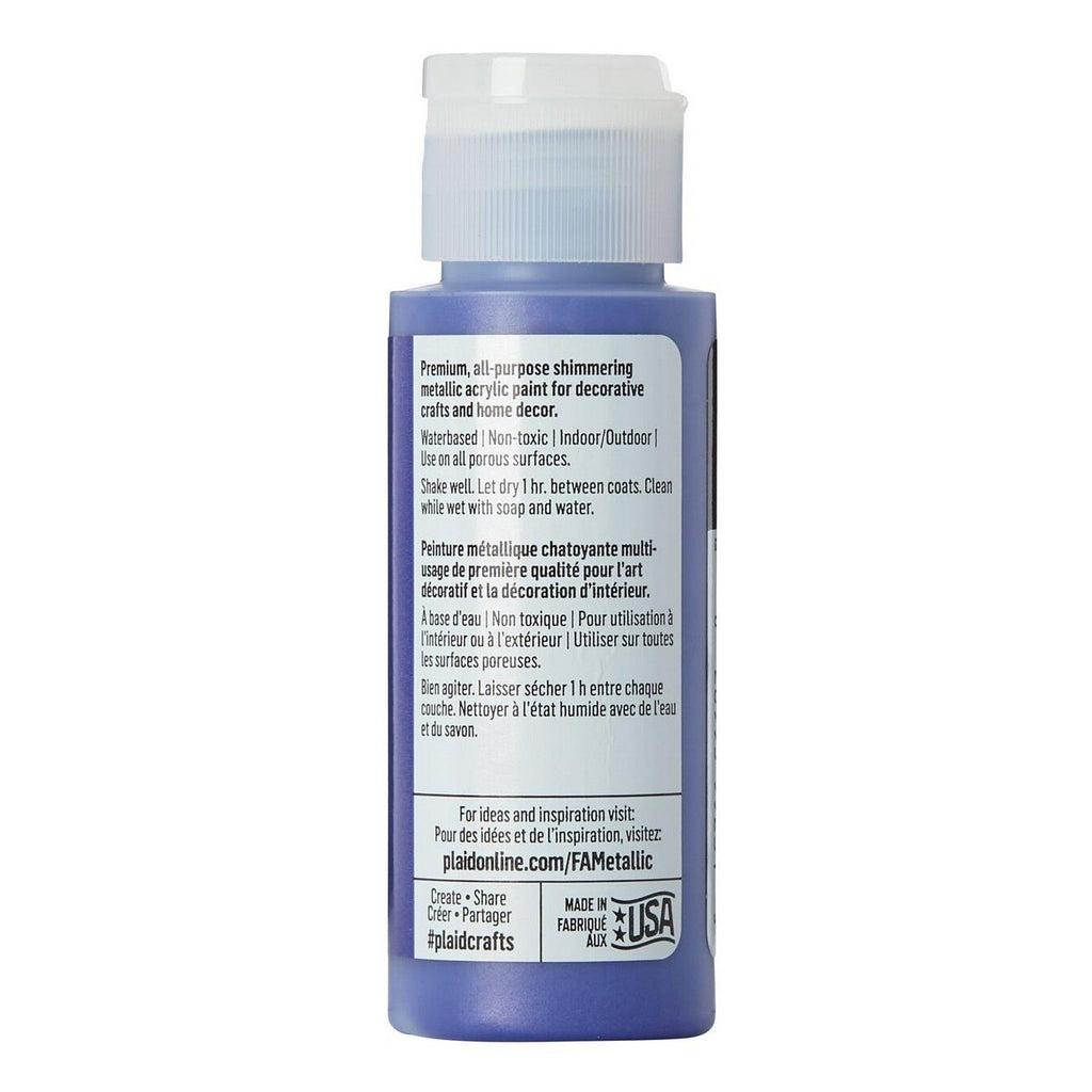 Folkart • metallic acrylic paint violet shimmer 59ml