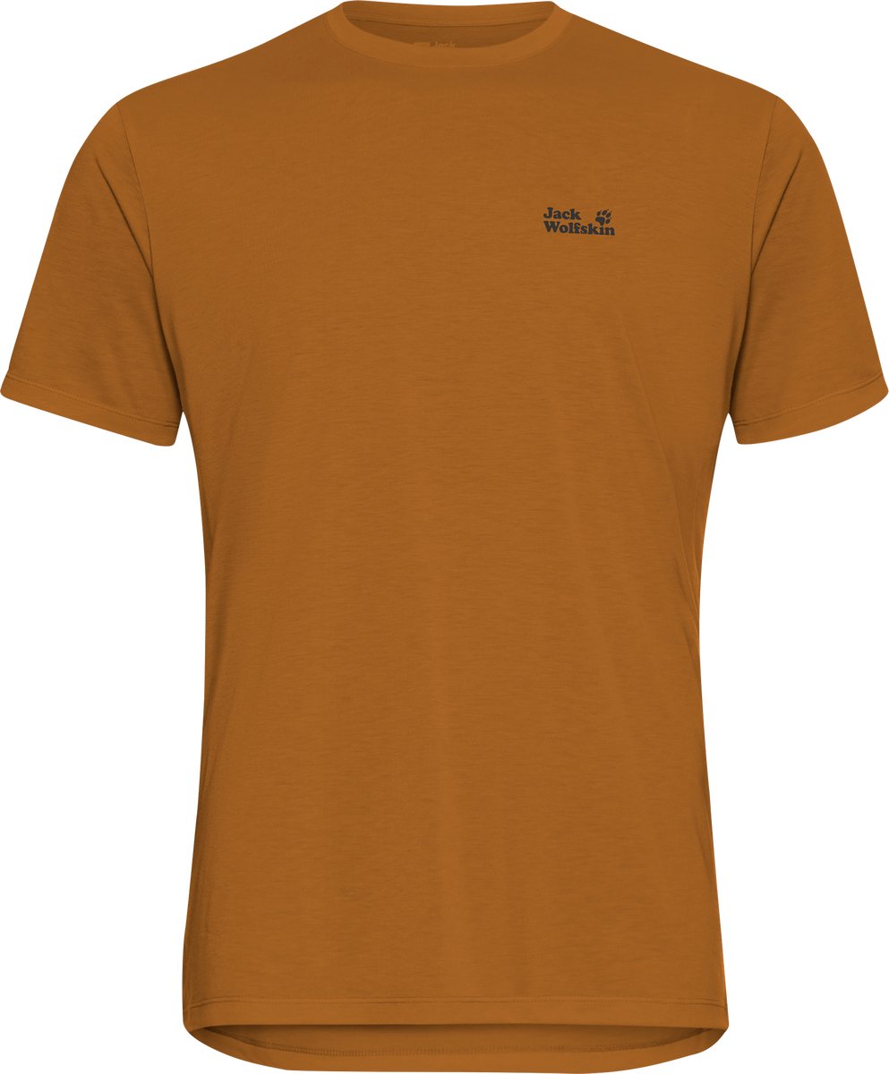 Jack wolfskin vonnan graphic t m heren outdoorshirt-autumn leaves m