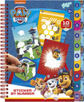 Totum paw patrol stickeren op nummer boek