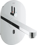Grohe eurosmart cosmopolitan e afbouwdeel v wandkraan met uitloop 17cm met menging met tranformator 230v chroom
