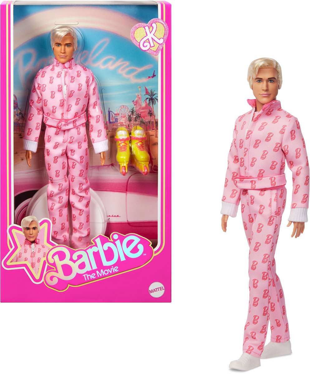 Barbie ken-pop met trainingspak: de film roze