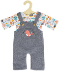 Heless Puppe Latzhose mit T-Shirt Wal, 28-35 cm