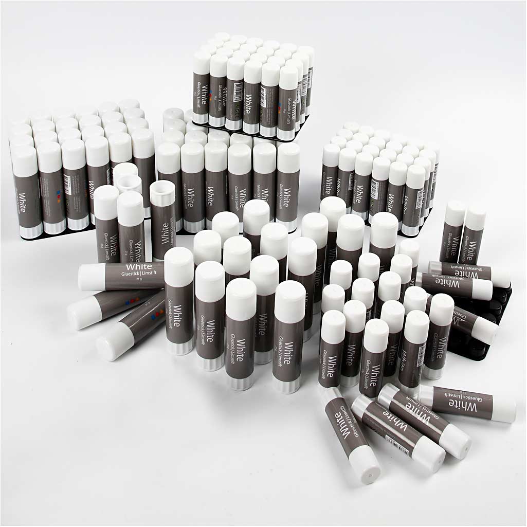 Witte lijmstift