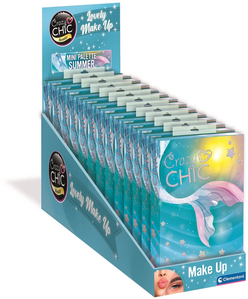 Clementoni verrücktes schickes Make-up, Lidschatten Meerjungfrau