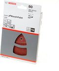 Bosch - 10-delige schuurbladset 102 x 62, 93 mm, 80