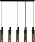Lucide orlando - hanglamp - 5xe27 - fumé