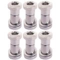 Sattelstützenschraube Bofix Inbusschlüssel 16 mm - Chrom (6 Stück)